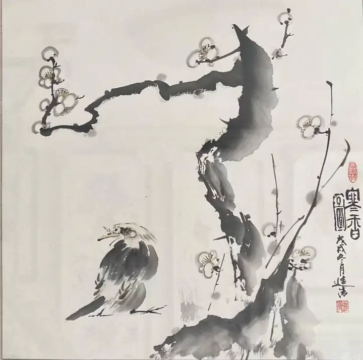 梅雀圖