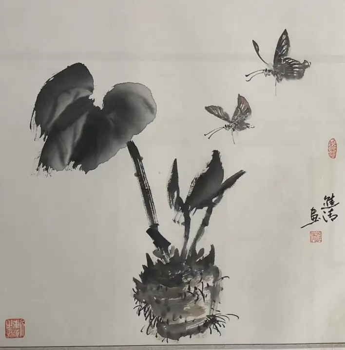 雙蝶尋芳